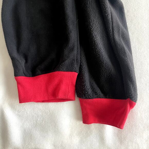 NEW Mickey Mouse Fleece 1-Piece Pajamas Union Suit Medium Disney Hooded w/ Ears - Picture 5 of 9